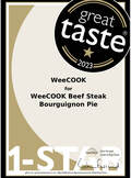 1 star Guild of fine food great taste award WeeCOOK Beef Bourguignon pie, Carnoustie, Angus, Dundee, Scotland
