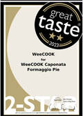 2 star Guild of fine food great taste award WeeCOOK Caponata Formaggio vegetarian pie, Carnoustie, Angus, Dundee, Scotland